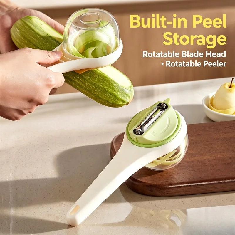 Rotatable Vegetable Peeler with Peel Storage Box | Kitchen Tool Vegetable Peeler Babs