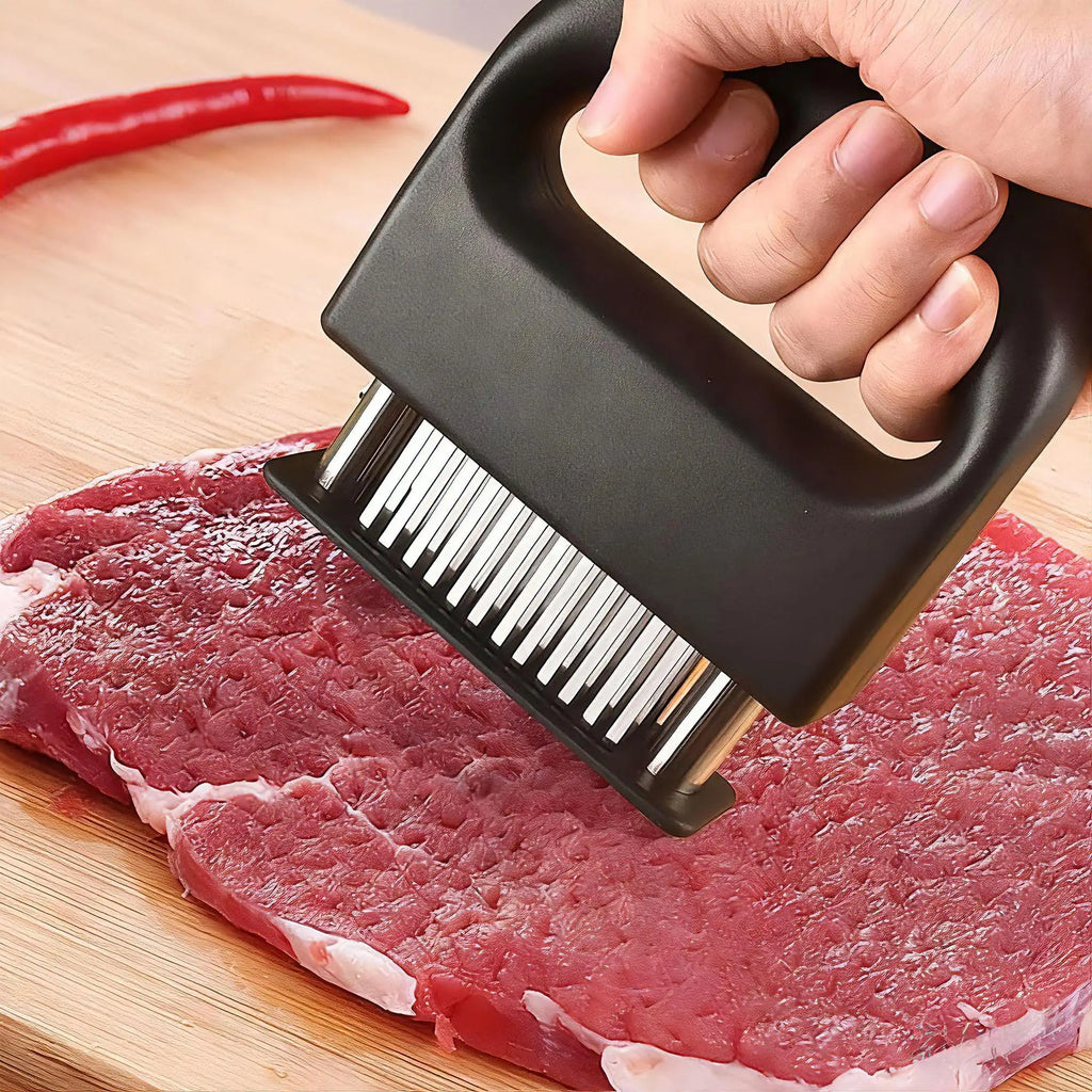 48-Pin Stainless Steel Meat Tenderizer – BBQ Kitchen Tool Meat Tenderizer Tool Babs 48 N