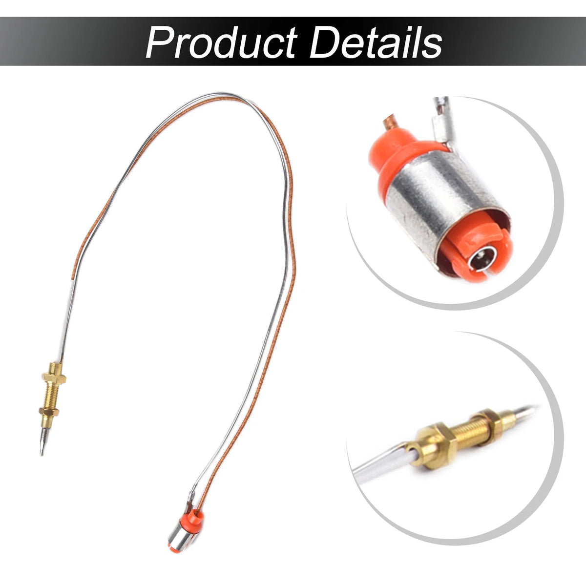 Copper Gas Stove Thermocouple for Sabaf Built-In Burners Stove Replacement Part Babs