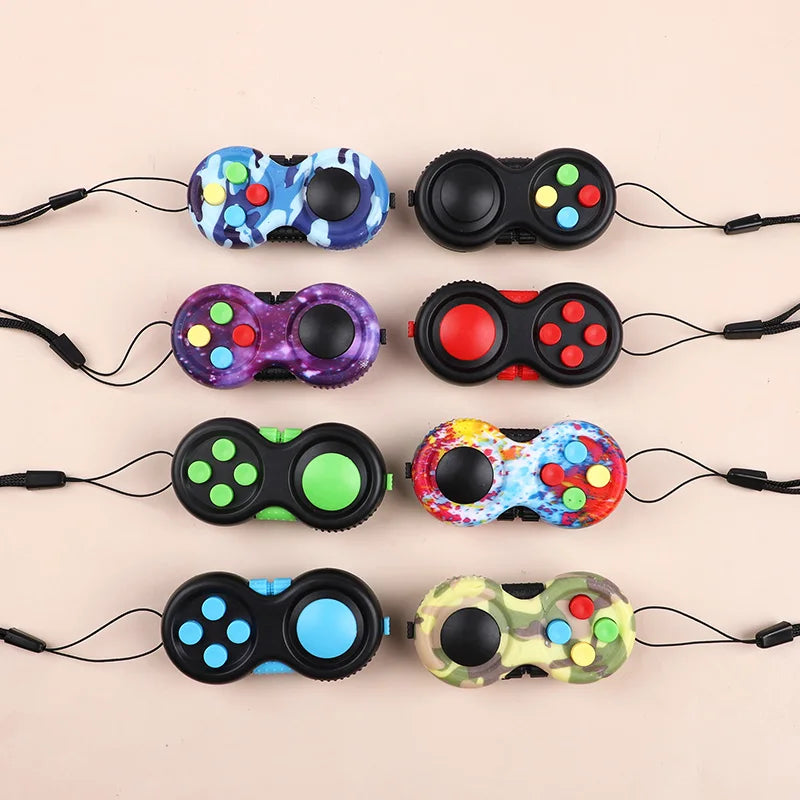 Fidget Pad Game Controller Toy for Kids & Adults – 1 or 8pc Fidget Toy Babs
