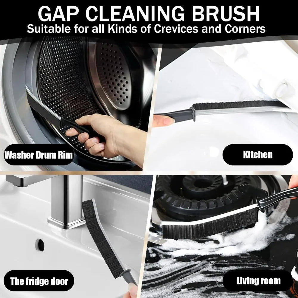 Hard Bristle Crevice Brush – Grout, Tile, Kitchen & Bath Crevice Cleaning Brush Babs