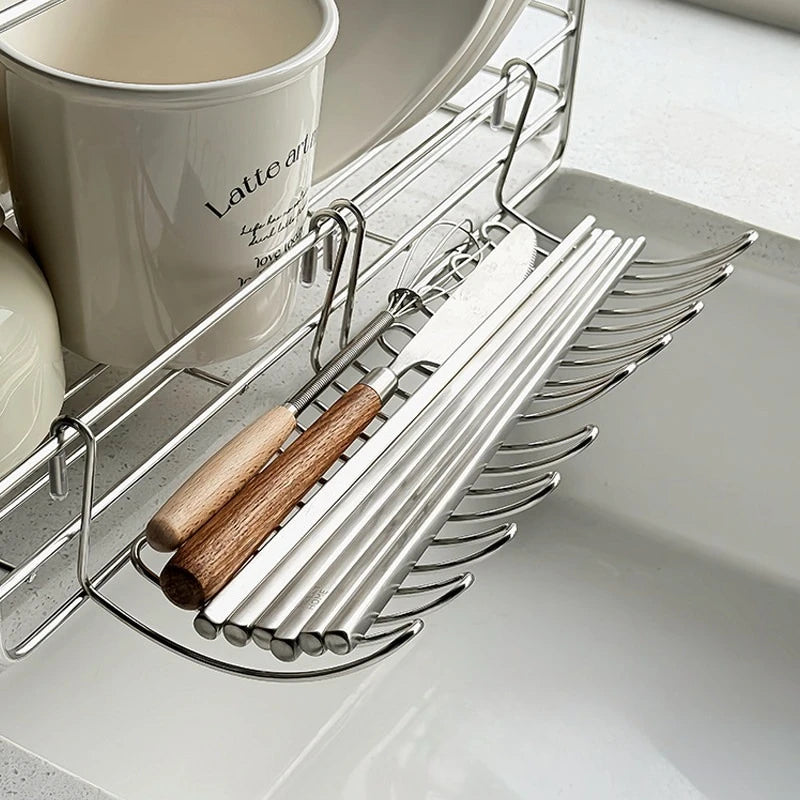 Expandable Stainless Steel Kitchen Sink Drain Rack Organizer Kitchen Sink Organizer Babs