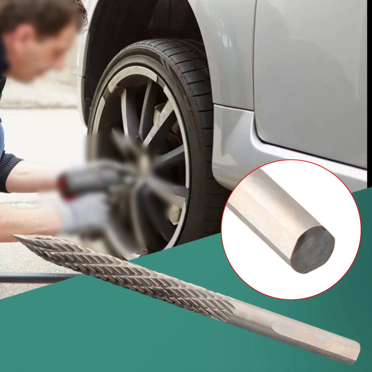 Carbide Rotary Burr Tire Repair Drill Bit – Tungsten Steel Tire Repair Drill Bit Babs