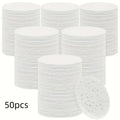 50PCS Compression Facial Sponge – Cleansing & Makeup Removal Facial Cleansing Sponge Babs WHITE