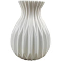 White Nordic Plastic Vase – Imitation Ceramic Flower Pot Decorative Vase Babs WHITE