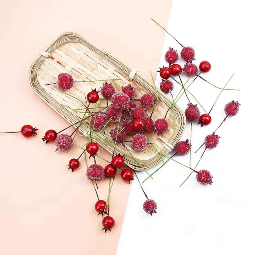 100Pcs Foam Artificial Cherries – Crafts, Party & Home Décor Artificial Fruit Decor Babs