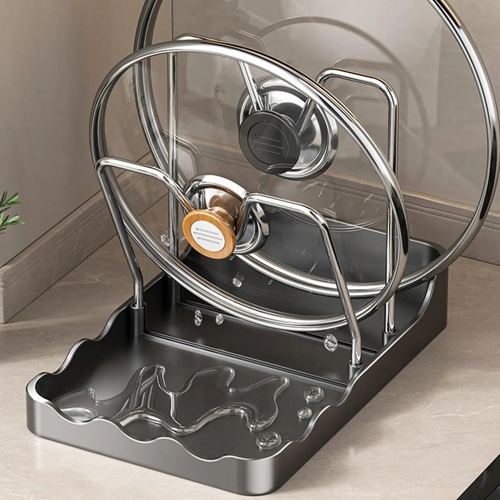 Pan Lid & Cutting Board Organizer | Rustproof Kitchen Rack Kitchen Lid Organizer Babs
