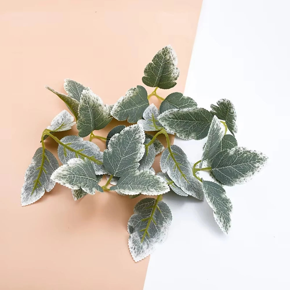 50/100 Pcs Silk Artificial Green Leaves – Wedding & Home Décor Artificial Silk Leaves Babs