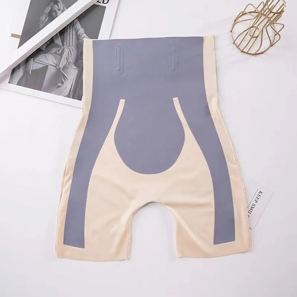Women's High Waist Tummy Control Shaping Boxer Shorts Women's Shapewear Babs Beige S
