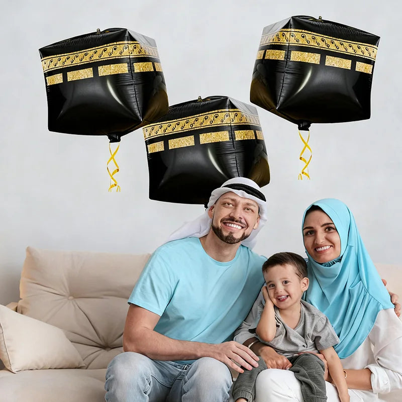 Eid Mubarak & Ramadan Foil Balloons – Festive Party Decor Foil Party Balloons Babs