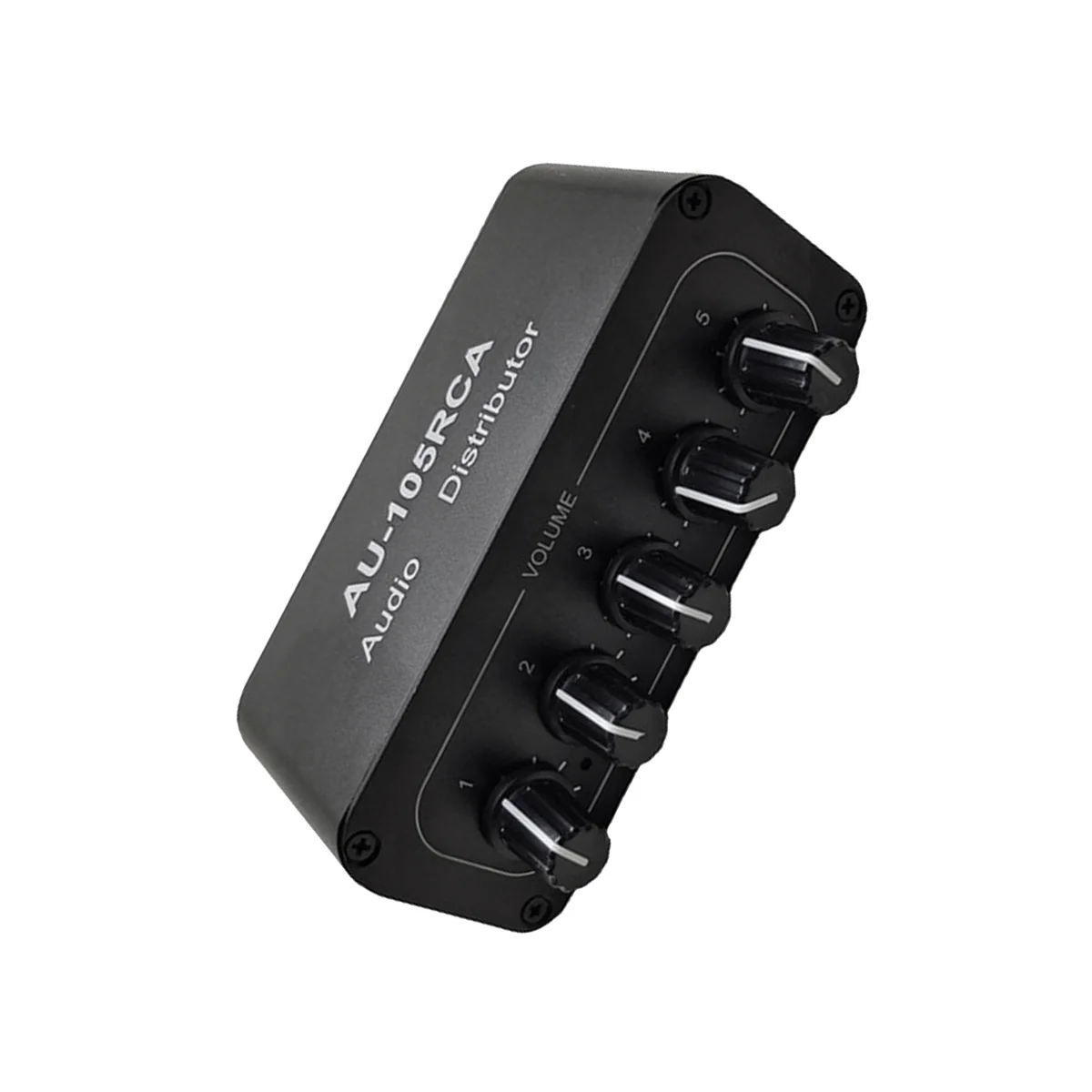 5-Channel RCA Audio Distributor – 1 In 5 Out Stereo Splitter RCA Audio Distributor Babs