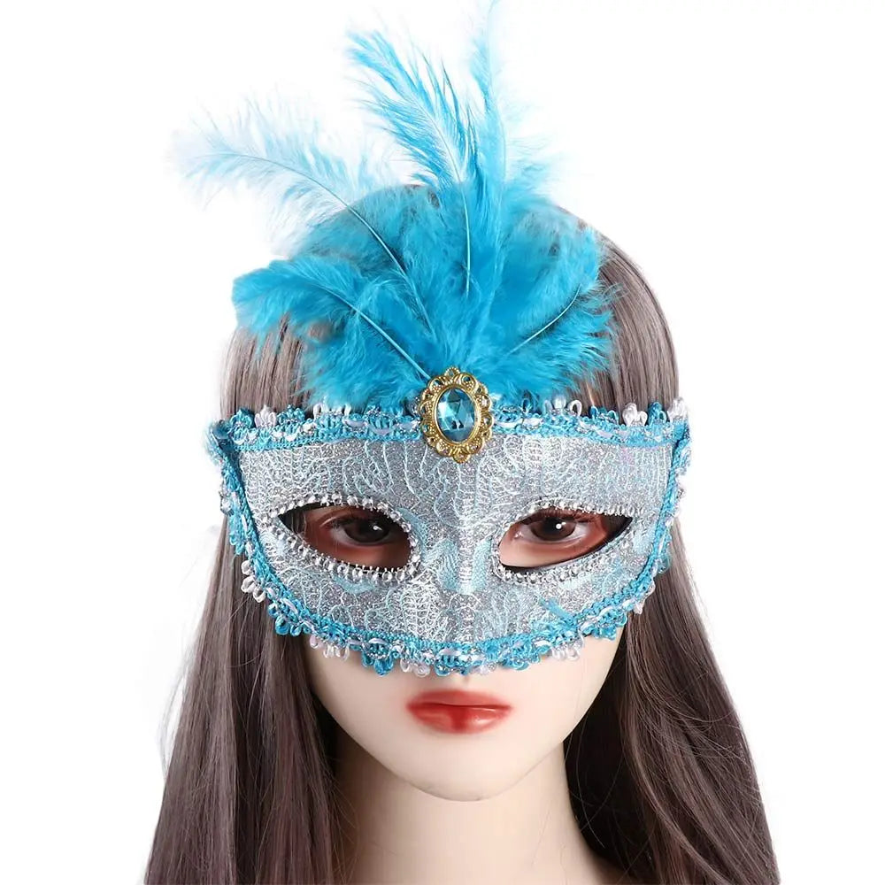 Phantom Dancer Half Face Masquerade Mask – Cosplay & Party Masquerade Costume Mask Babs