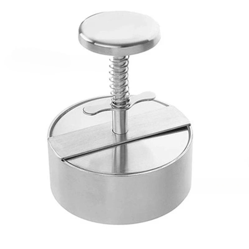 Stainless Steel Burger Patty Press & Rice Ball Mold Burger Patty Press Babs