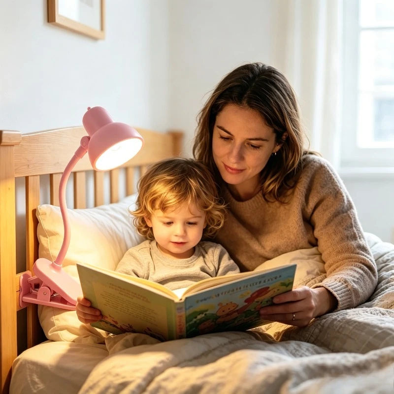 Mini LED Clip-On Book Light – Portable Bookmark Reading Lamp Clip-On Reading Lamp Babs