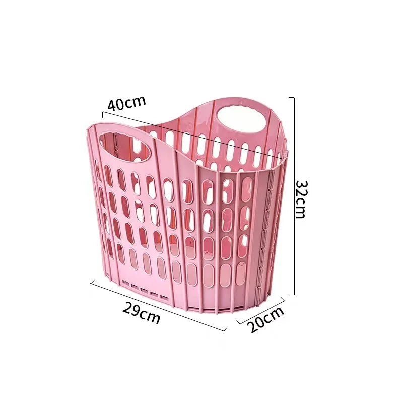 Foldable Wall-Mounted Laundry Basket – Space-Saving Organizer Laundry Basket Babs 1Pc-L 2