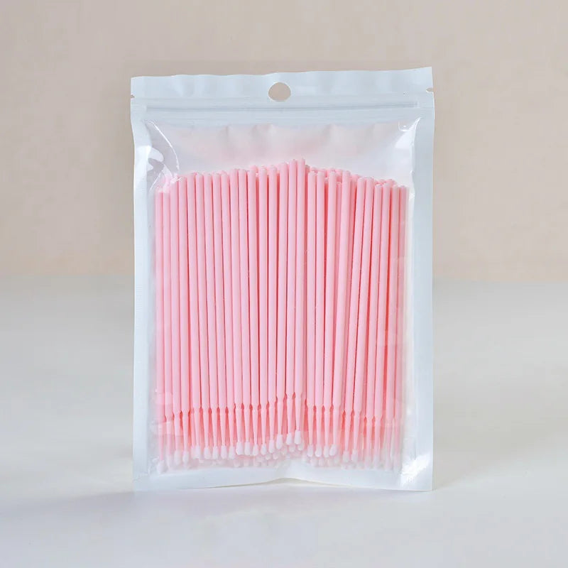 Micro Cotton Swabs Disposable Lash & Makeup Cleaning Brush Makeup Cleaning Swabs Babs 1Pc