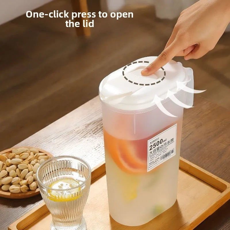 Large Capacity Water Pitcher 1800ml/2500ml – Heat Resistant Jug Beverage Pitcher Babs