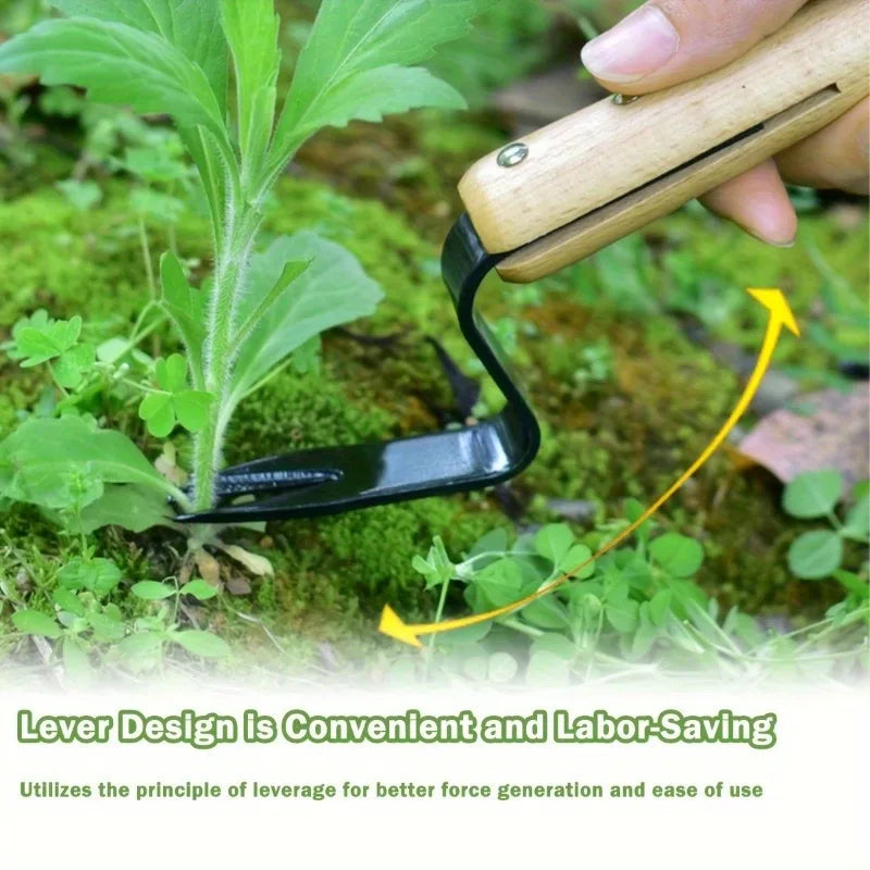 Metal Handheld Weed Remover Tool – Dandelion Puller Garden Fork Weed Remover Tool Babs