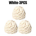 Realistic Cream Squeeze Toy Silicone Fidget Keychain Pendant Squeeze Fidget Keychain Babs White 3PCS