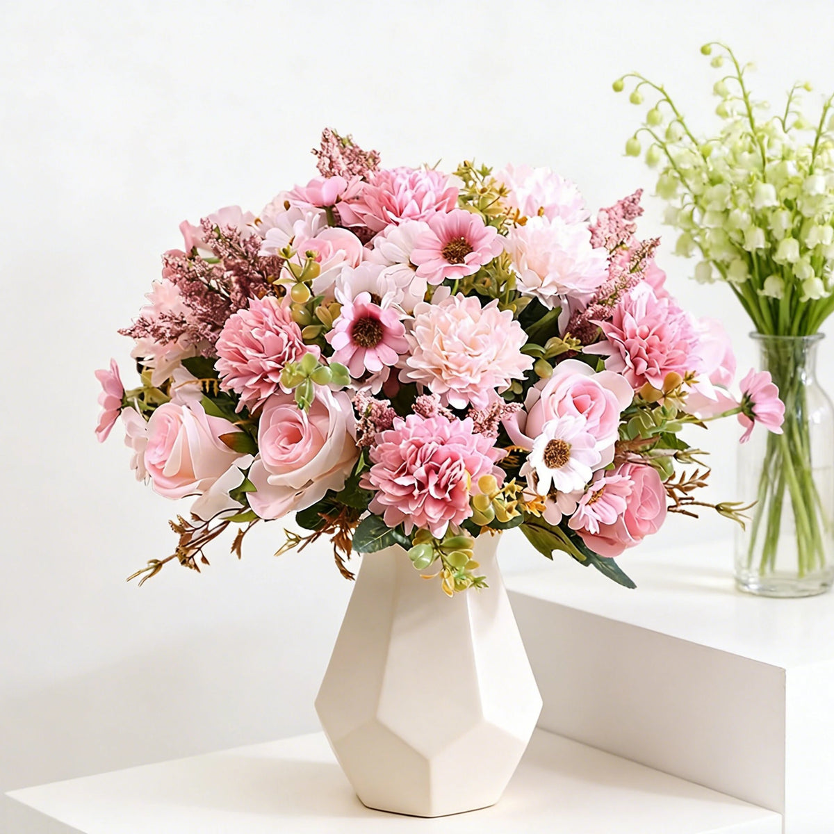 Artificial Silk Rose Bridal Bouquet – Wedding & Home Decor Artificial Flower Bouquet Babs