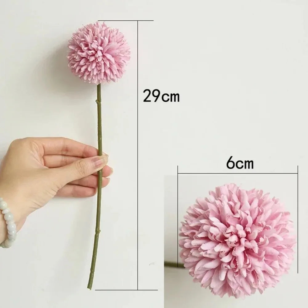 Artificial Dandelion & Hyacinth Bouquet – 3/5Pcs Silk Flowers Artificial Flower Bouquet Babs