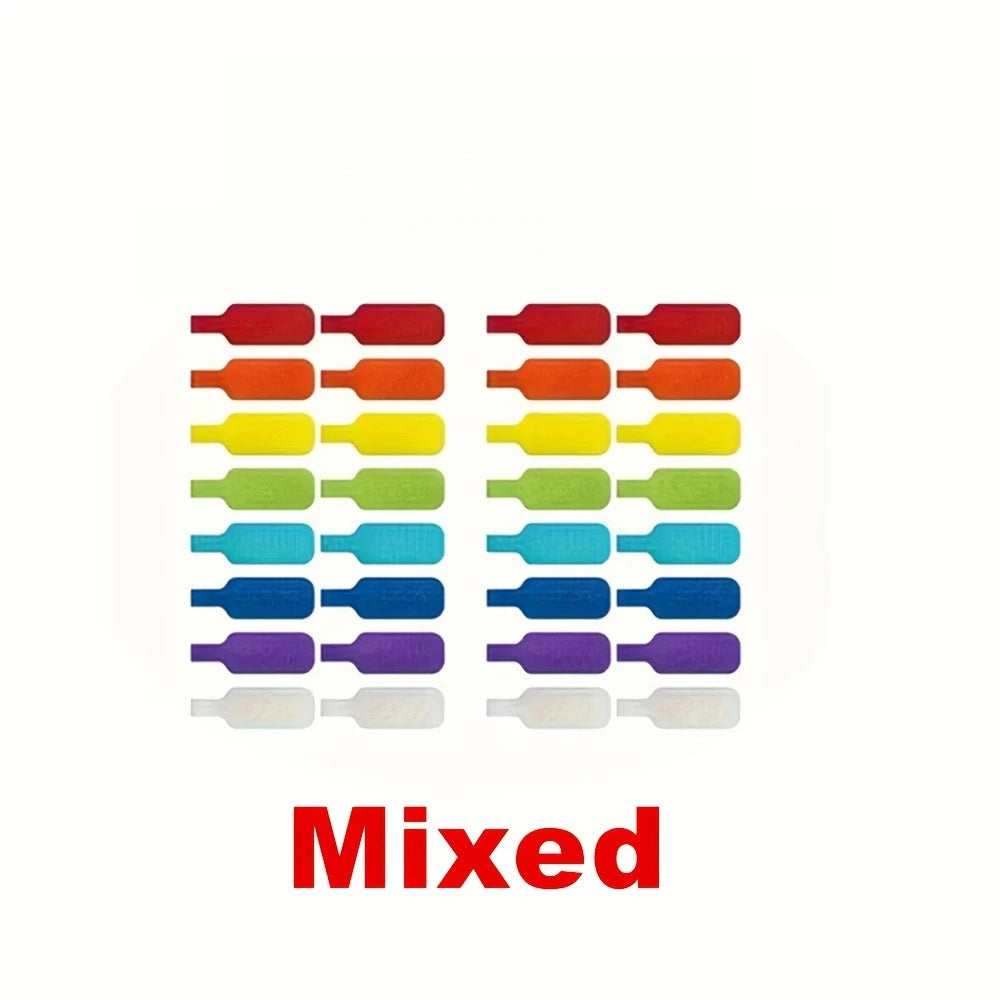 Reusable Writable Velcro Cable Label Tags | 16 & 32 Pack Cable Label Tags Babs 16pcs random