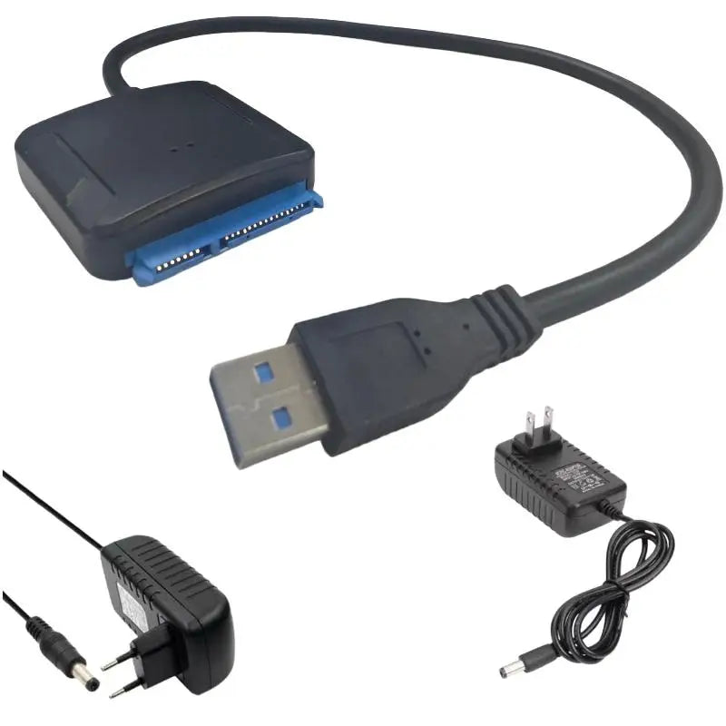 SATA to USB 3.0 Adapter for 2.5/3.5" SSD HDD – UASP Hard Drive Adapter Babs