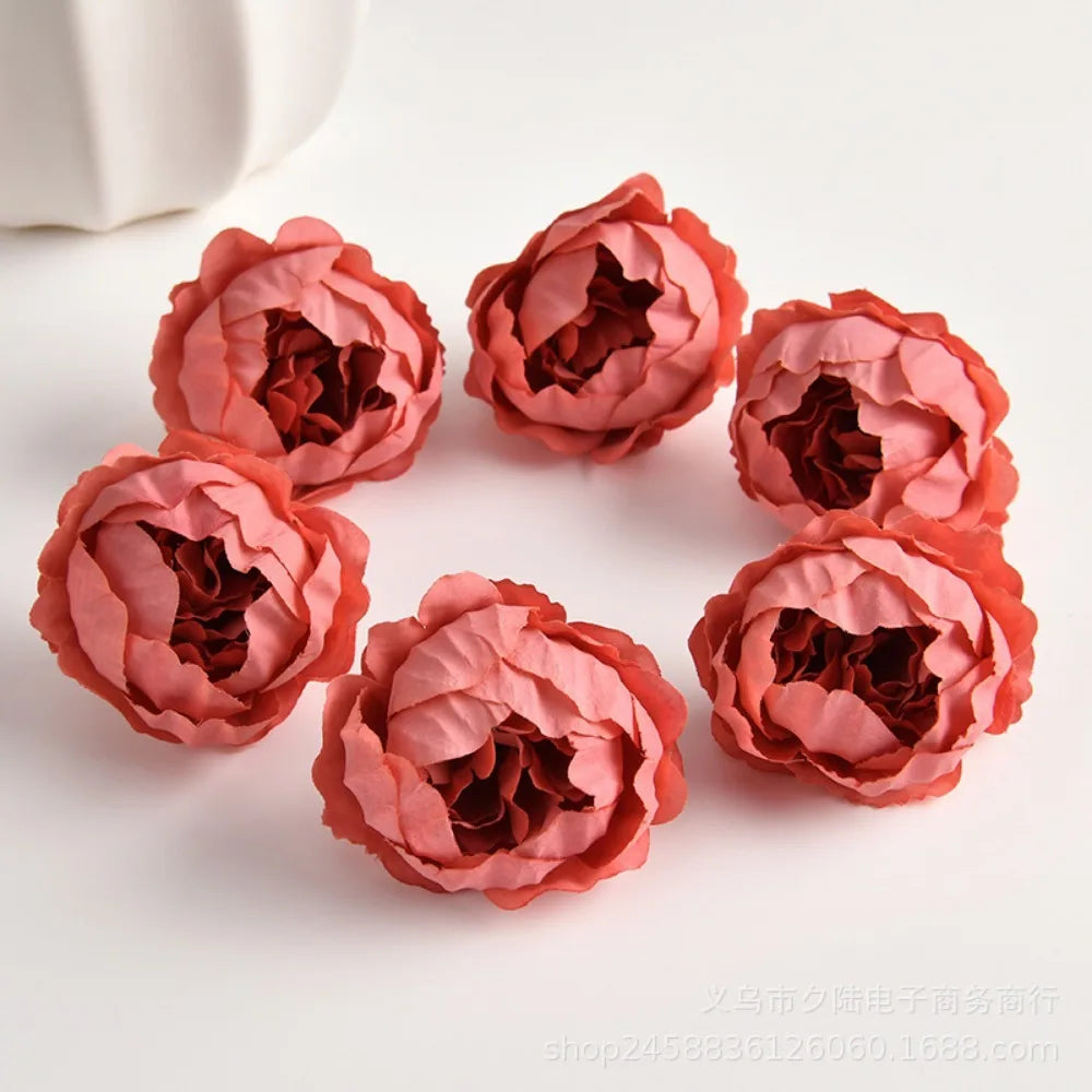10/20Pcs Silk Artificial Rose Flower Heads – Wedding & Home Decor Artificial Flower Heads Babs 5 10Pcs