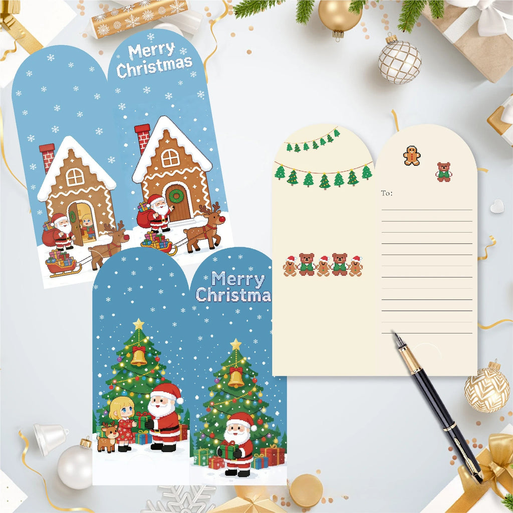 6-Pack Luxury Christmas Greeting Cards – Holiday Gift Cards Christmas Greeting Cards Babs