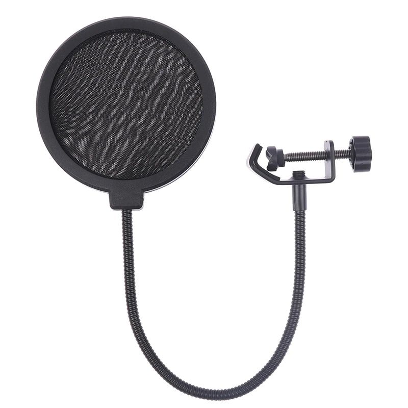 Double Layer Microphone Pop Filter & Wind Screen for Studio Microphone Pop Filter Babs