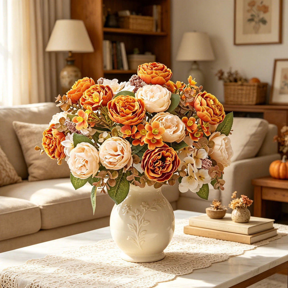 Silk Peony Artificial Flowers – Wedding, Home & DIY Decor Artificial Silk Flowers Babs