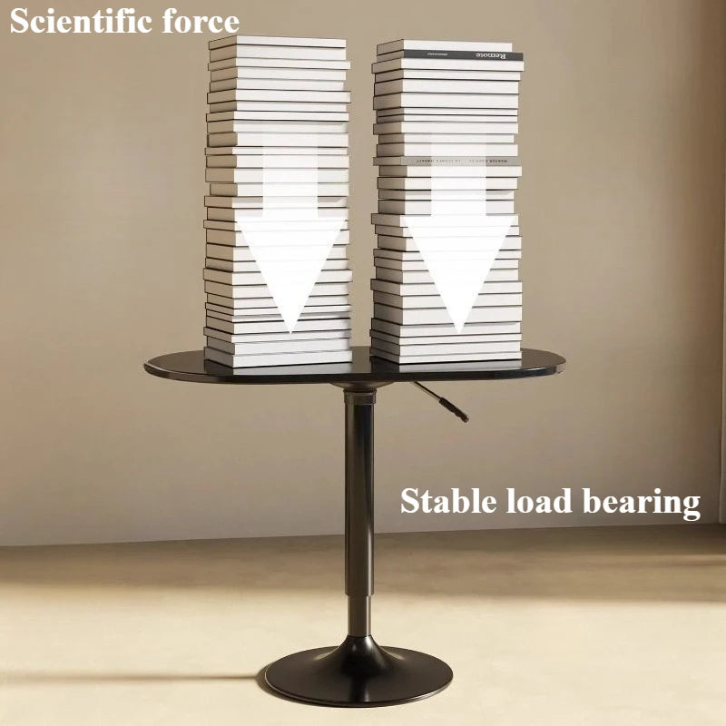 Liftable Coffee Table | Modern Oval Adjustable Height Table Liftable Coffee Table Babs