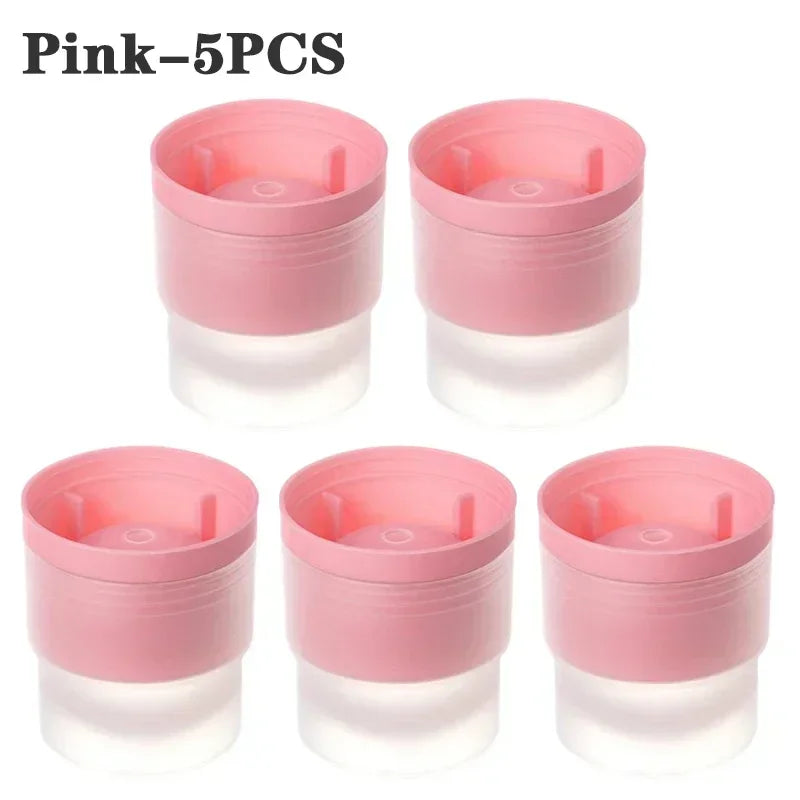 Round Ice Ball Mold – Slow-Melting Sphere Ice Cube Maker Ice Ball Mold Babs Pink-5PCS