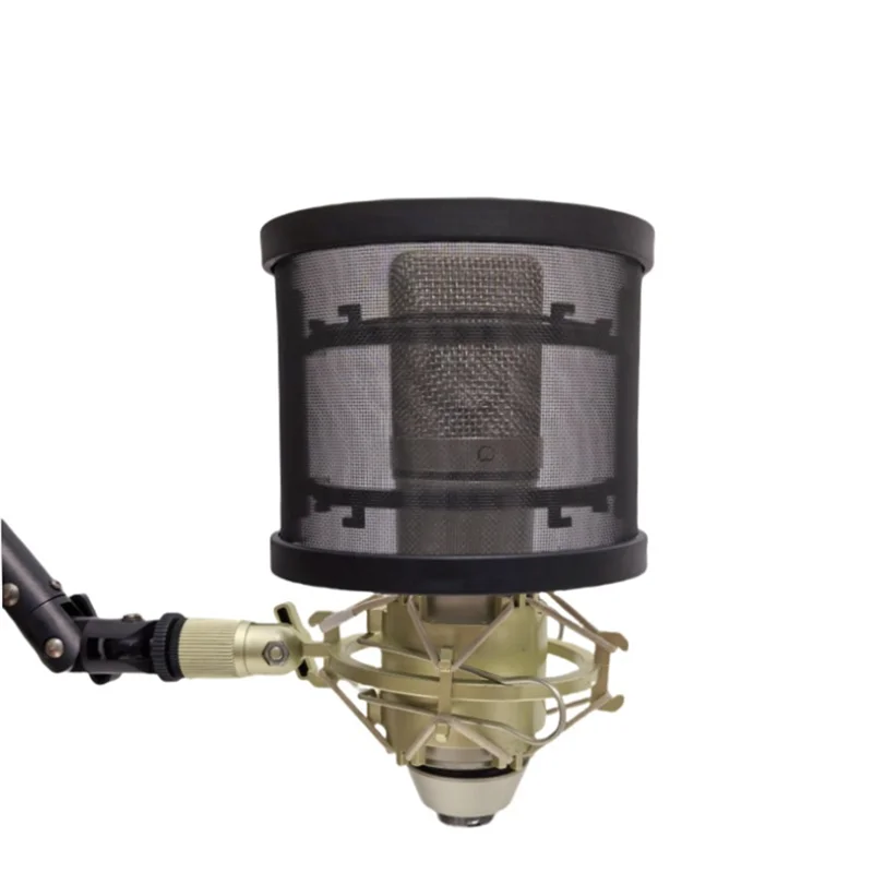 Universal Microphone Shock Mount with Windscreen & Filter Microphone Shock Mount Babs Black