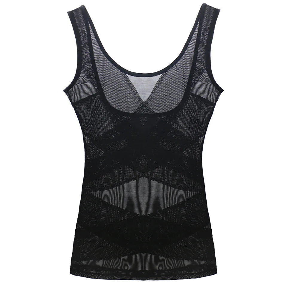 Women's Shapewear Tank Top – Tummy Control Underbust Corset Shapewear Tank Top Babs Black XXL