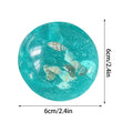 Seashell Squishy Fidget Toy – Teal Transparent Squeeze Sensory Squishy Fidget Toy Babs Multicolor One Size