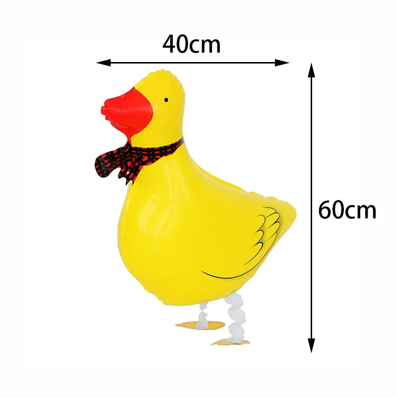 Farm & Jungle Animal Foil Balloons – Party & Baby Shower Decor Party Balloons Babs duck yellow As pictures show