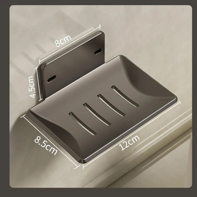Stainless Steel Wall-Mounted Soap Holder – Mesh Drain Tray Soap Dish Holder Babs