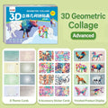 Kids 3D Mosaic Sticker Puzzle – DIY Animal Collage Art Kit Ages 3+ Kids Craft Puzzle Kit Babs Advanced