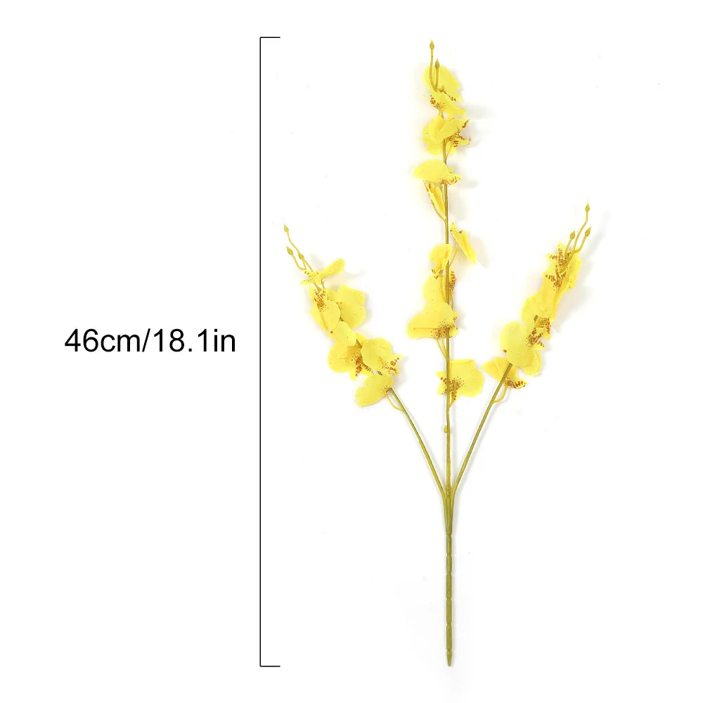 Yellow Artificial Cherry Blossom Bouquet – Wedding & Home Decor Artificial Flower Bouquet Babs