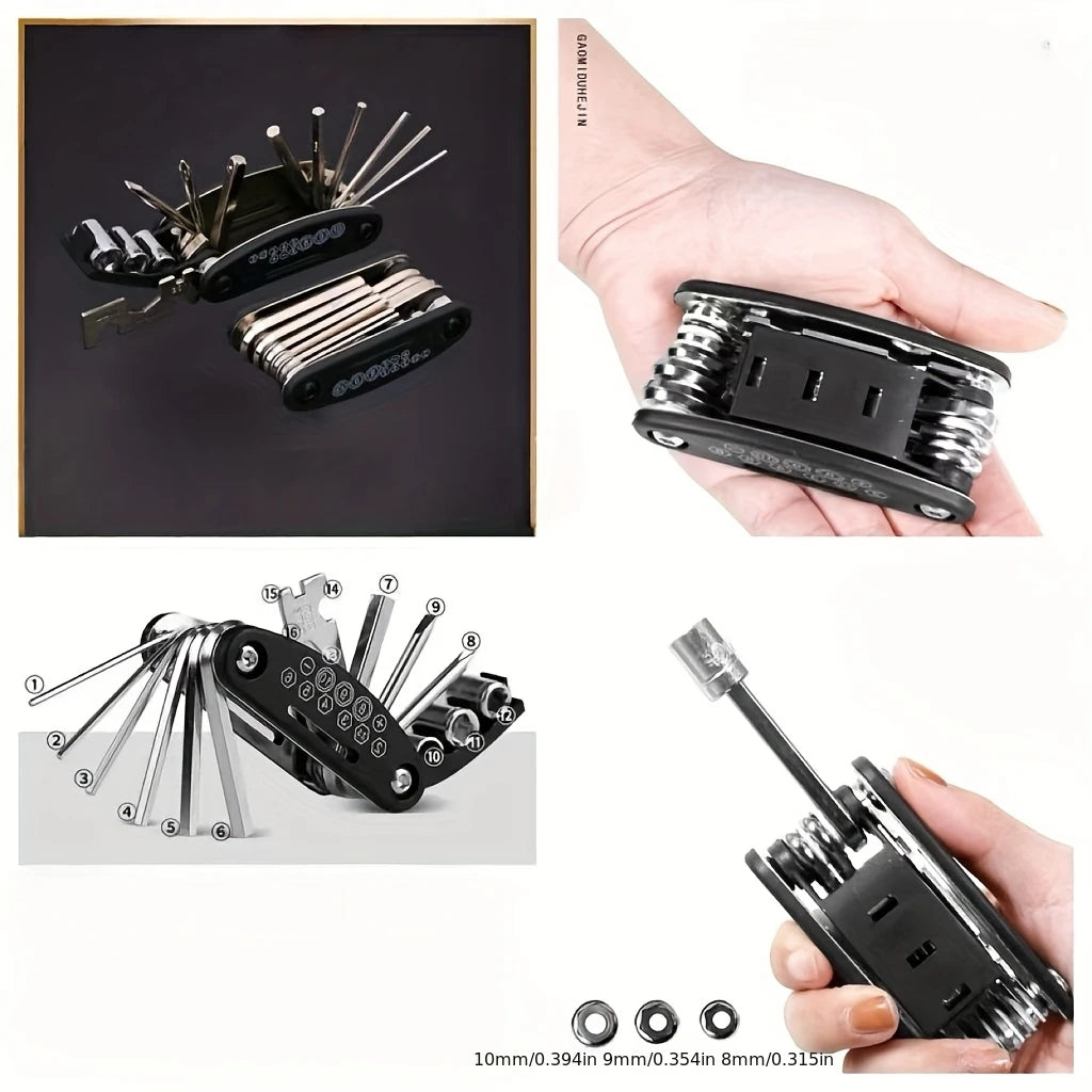 16-in-1 Socket Wrench Set – Non-Slip Rotating Design Tool Socket Wrench Set Babs
