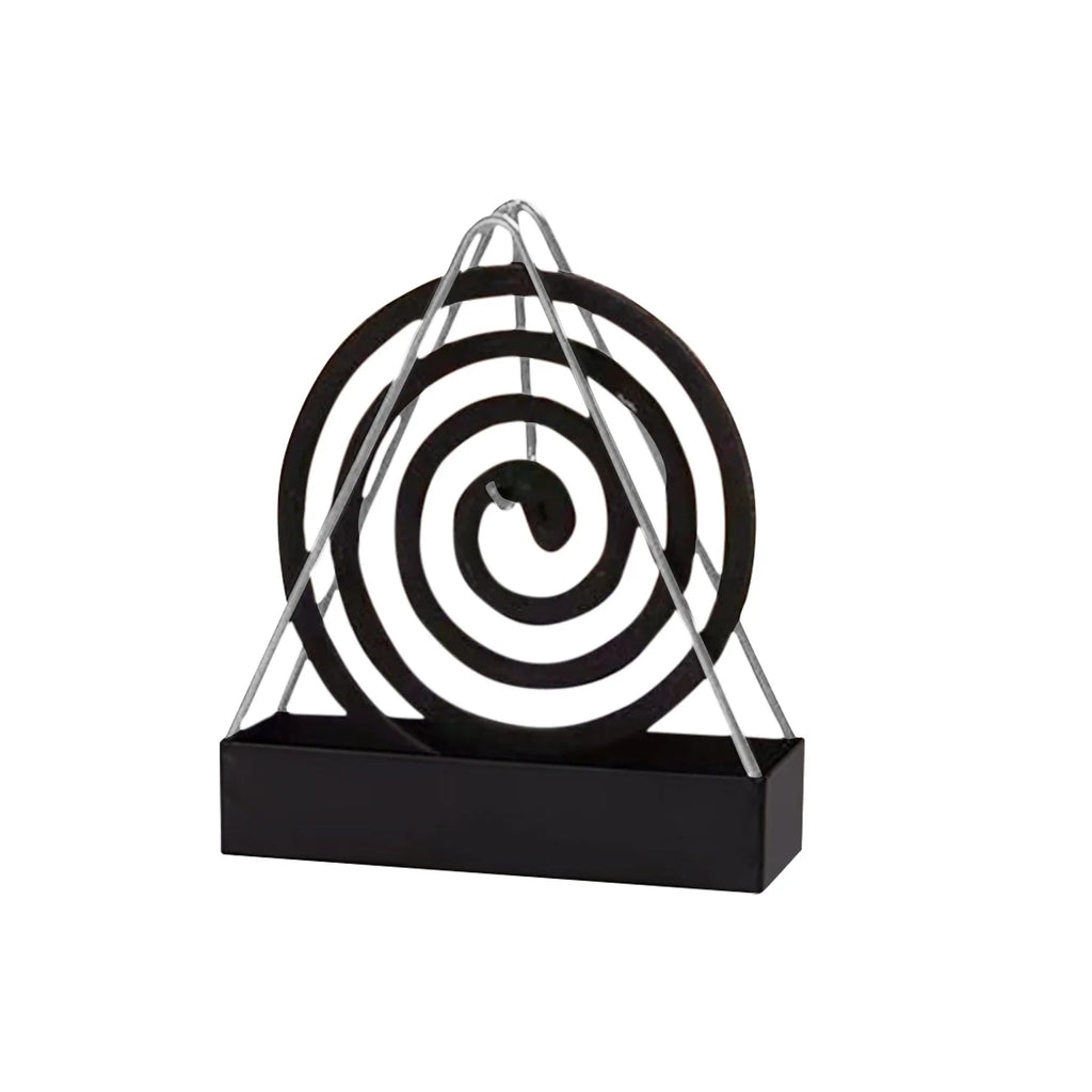 Triangular Iron Mosquito Coil Holder with Ash Tray | Home Décor Mosquito Coil Holder Babs A