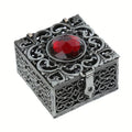 Rosary Bead Box – Metal Catholic Jewelry Storage Case | Vintage Jewelry Storage Box Babs Antique tin