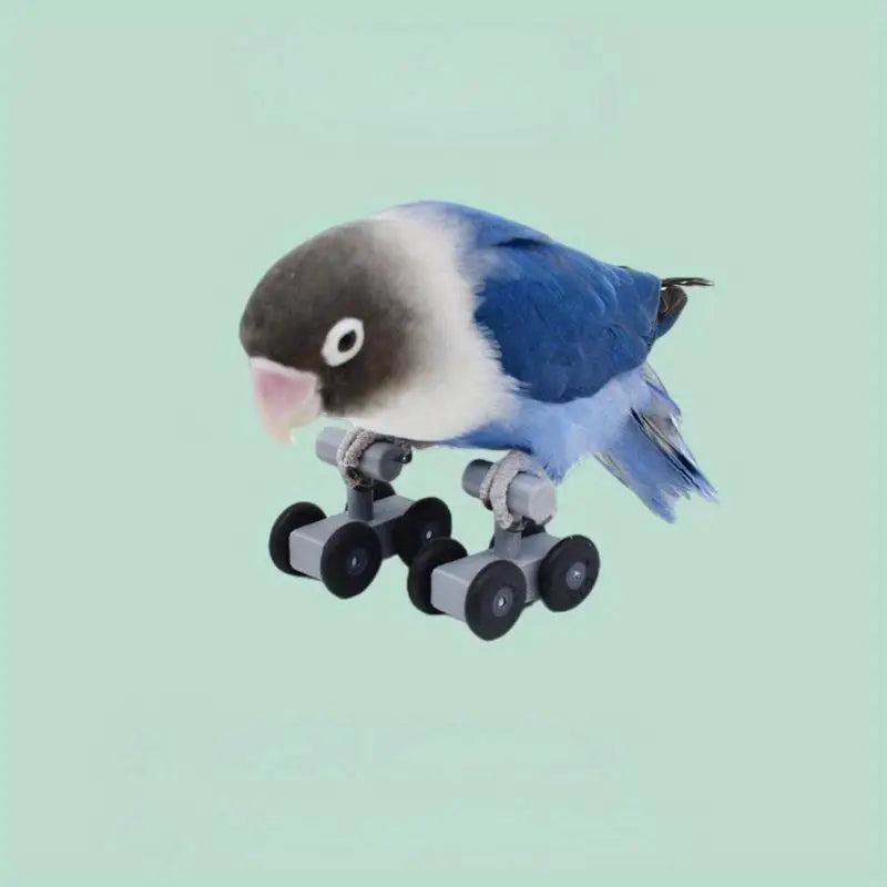 Parrot Roller Skates Toy – Bird Training Skill Prop Bird Training Toy Babs