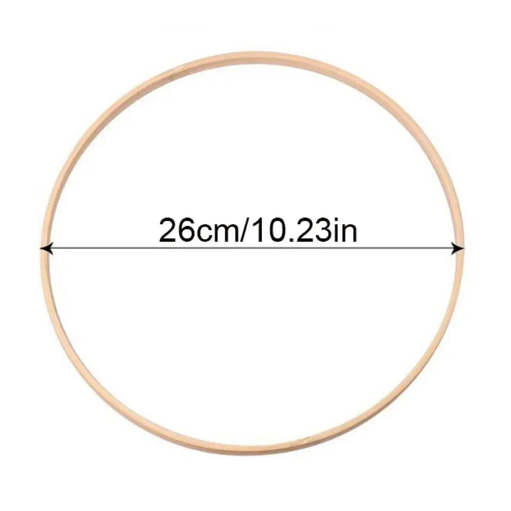 Bamboo Hoop Ring 10–30cm | Wreath & Craft Frame Bamboo Craft Hoop Babs 26CM