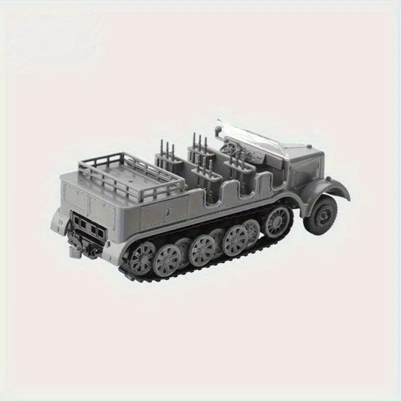 1/72 Scale WWII Sd.Kfz.7 Half-Track Diecast Model Assembly Kit Military Scale Model Babs