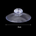 Transparent Suction Cup Hooks – Kitchen, Bathroom & Glass (10/50pk) Suction Cup Hooks Babs 4cm 10pcs