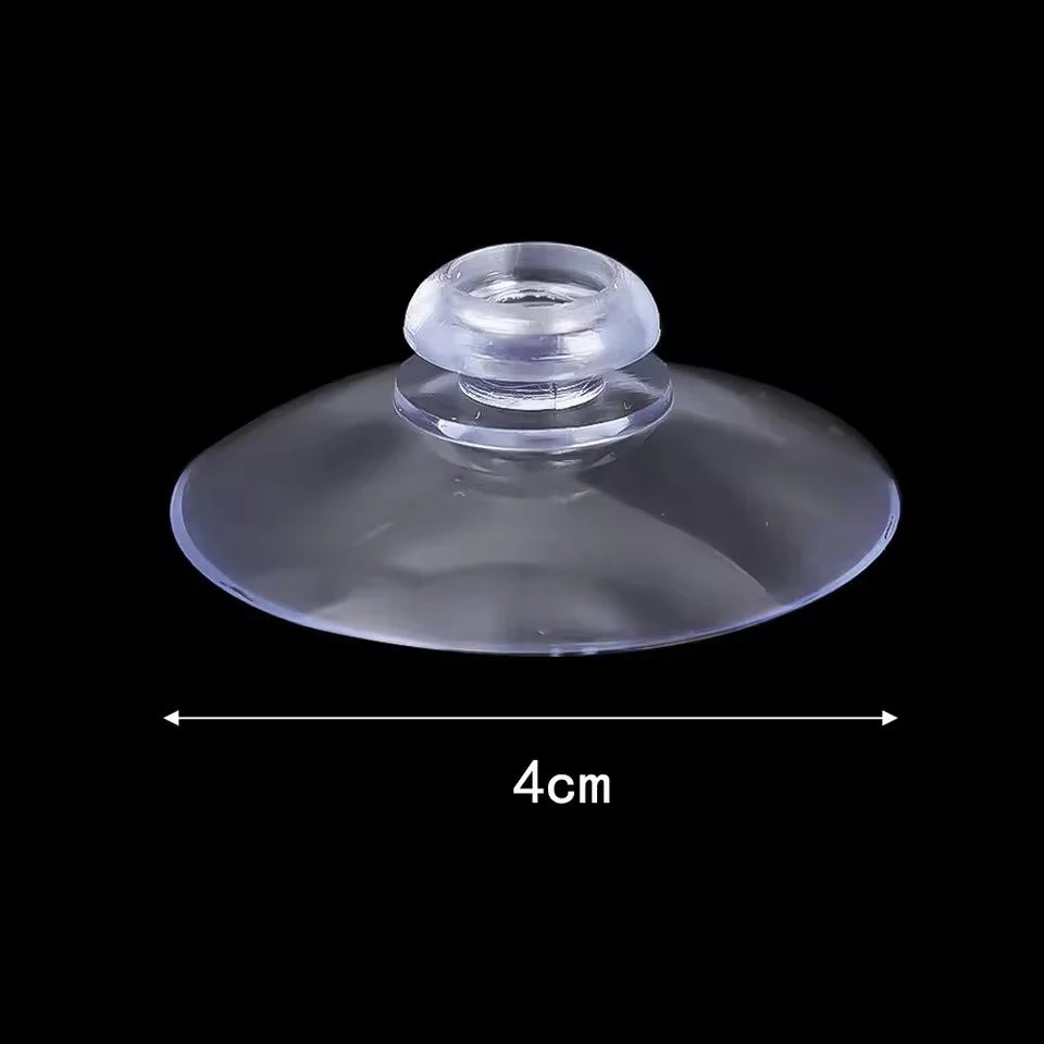 Transparent Suction Cup Hooks – Kitchen, Bathroom & Glass (10/50pk) Suction Cup Hooks Babs 4cm 10pcs