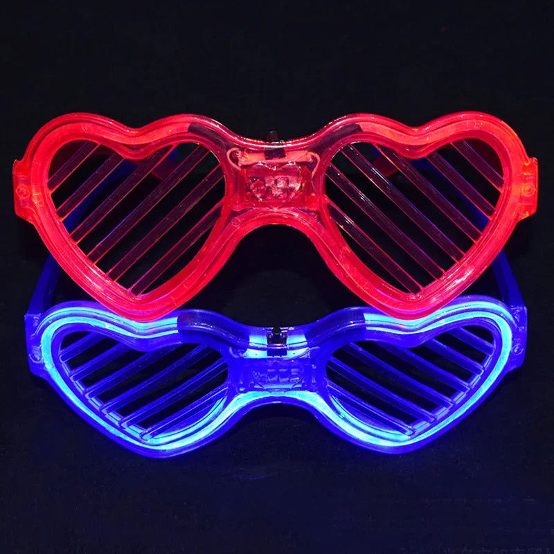 LED Flashing Light-Up Glasses – Glow Party & Concert Fun LED Party Glasses Babs 4