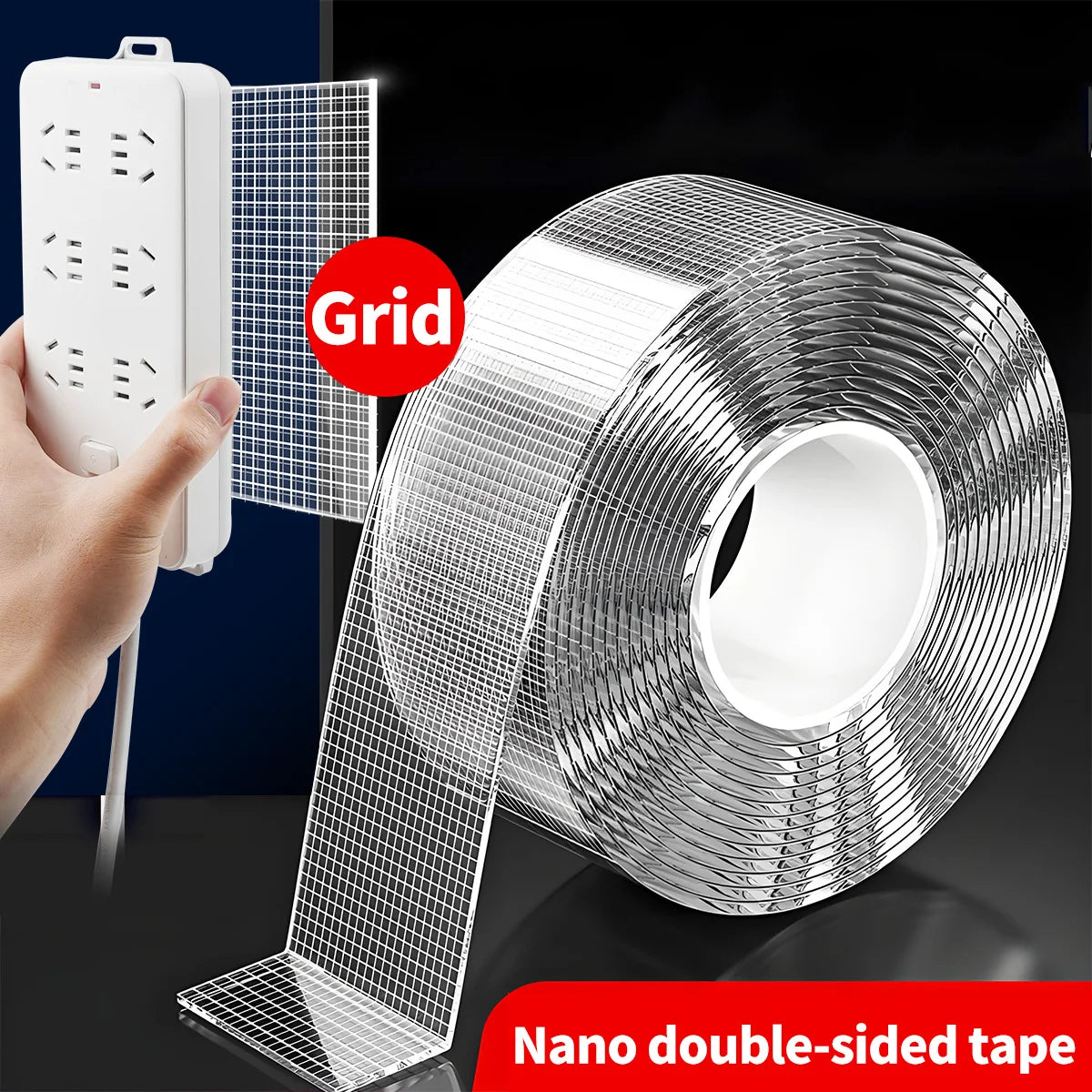 5m Nano Double-Sided Tape – Transparent, Waterproof & Reusable Double-Sided Tape Babs